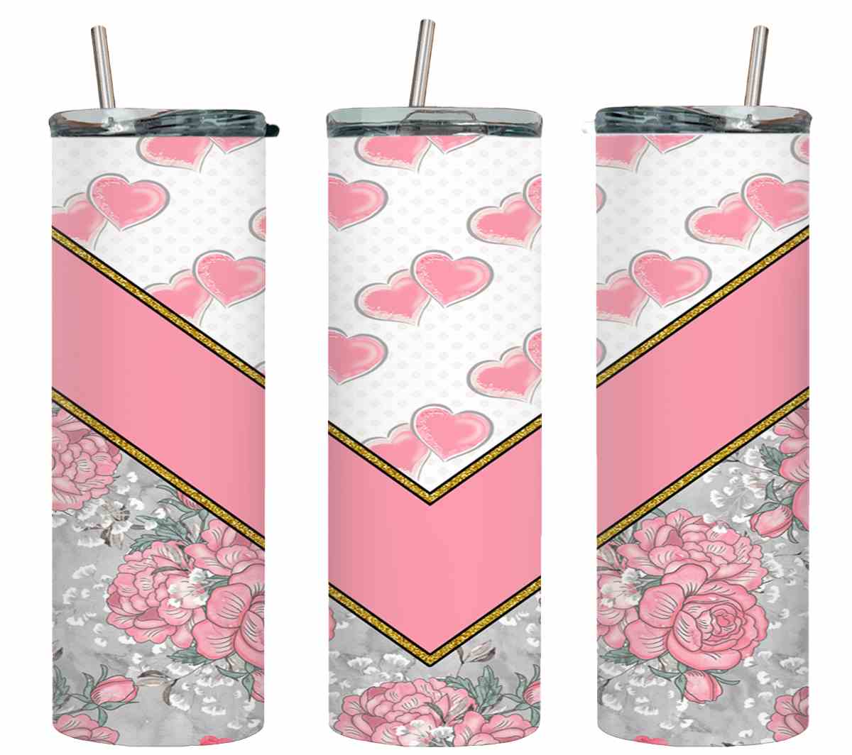 Pink Vee Flower-10598